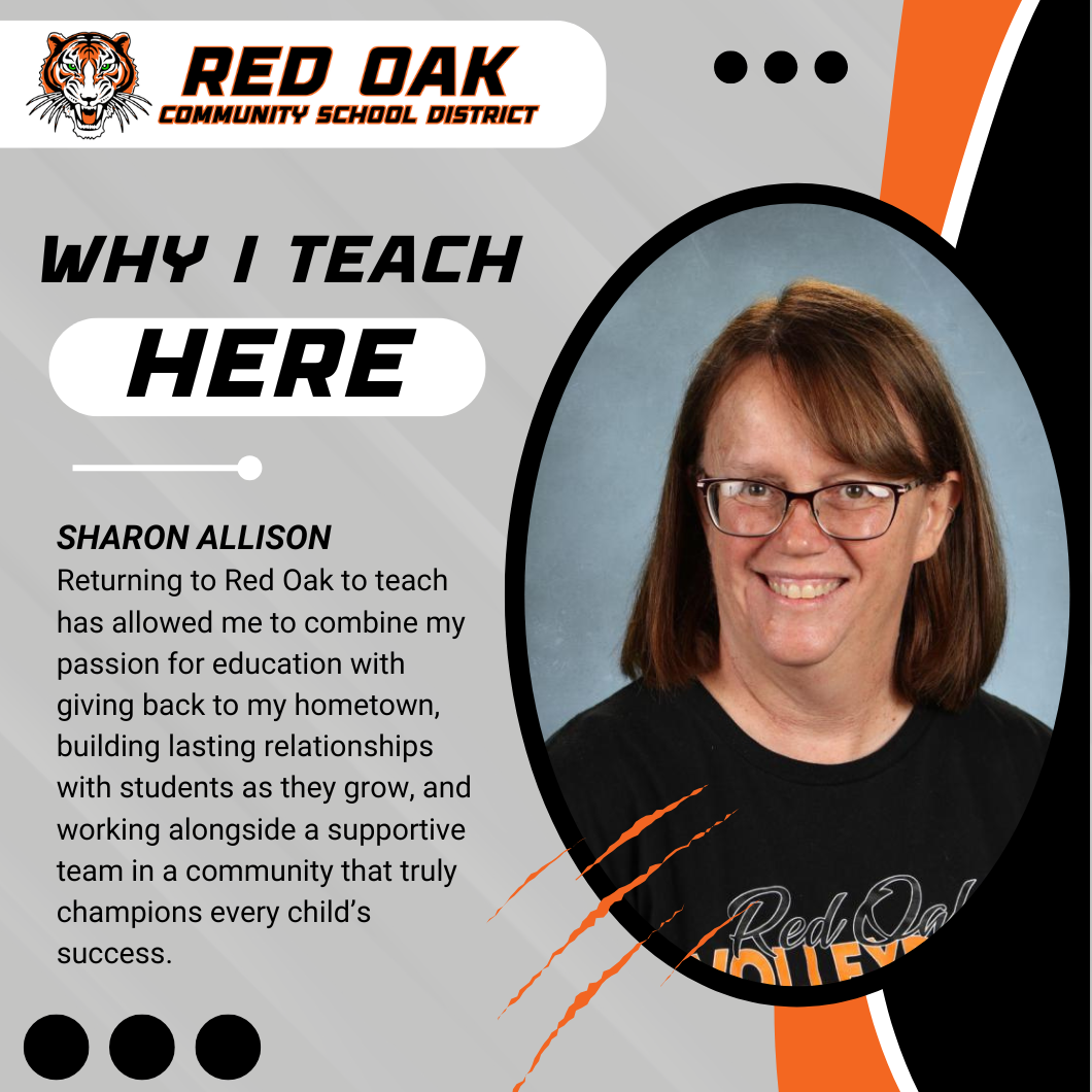 Why I Teach Here - Sharon Allison